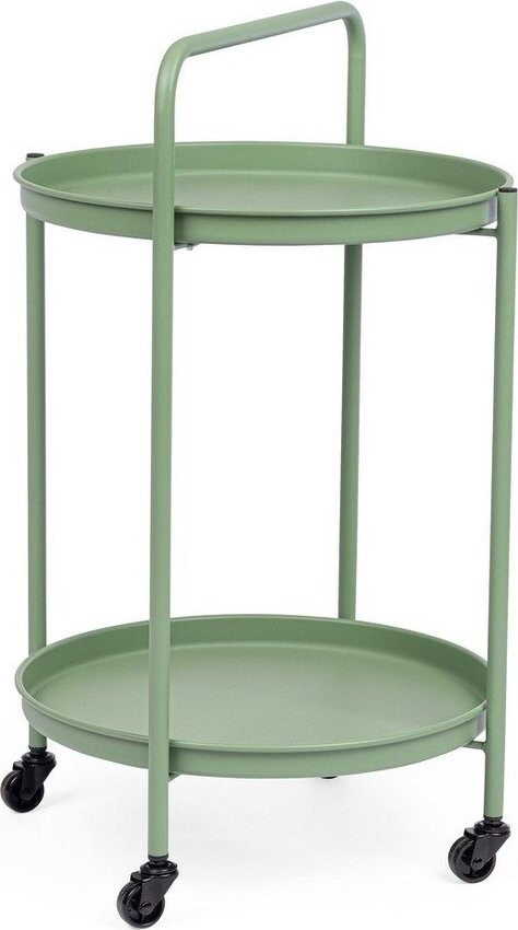 Ocelový servírovací stolek ø 44,5 cm Austin – Bizzotto