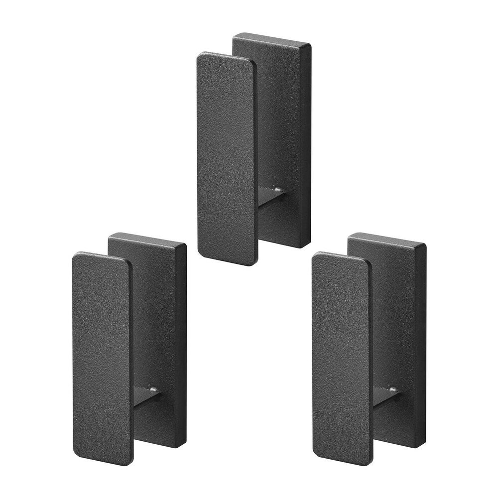 Černé nástěnné kovové háčky v sadě 3 ks Tower – YAMAZAKI