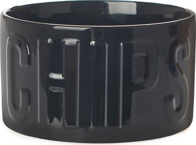 Černá keramická servírovací miska 1 l Chips – Balvi