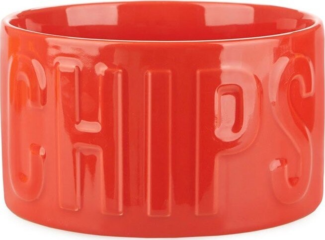 Červená keramická servírovací miska 1 l Chips – Balvi