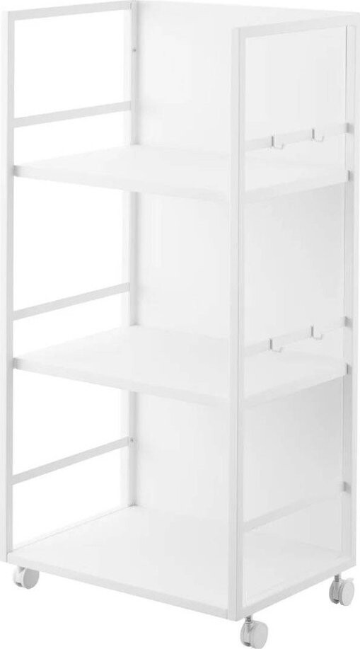 Bílý kovový pojízdný regál 42x84,5x32 cm Tower – YAMAZAKI