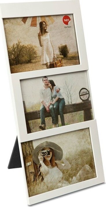 Bílý plastový stojací rámeček 16x34,5 cm Dijon – Balvi