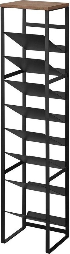 Černý kovový regál na víno počet lahví 16 20x88,5x19 cm Tower – YAMAZAKI