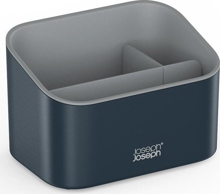 Tmavě šedý plastový stojan na mycí prostředky SinkStore – Joseph Joseph