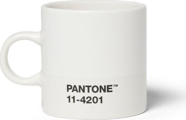 Bílý keramický hrnek na espresso 120 ml Cloud Dancer – Pantone