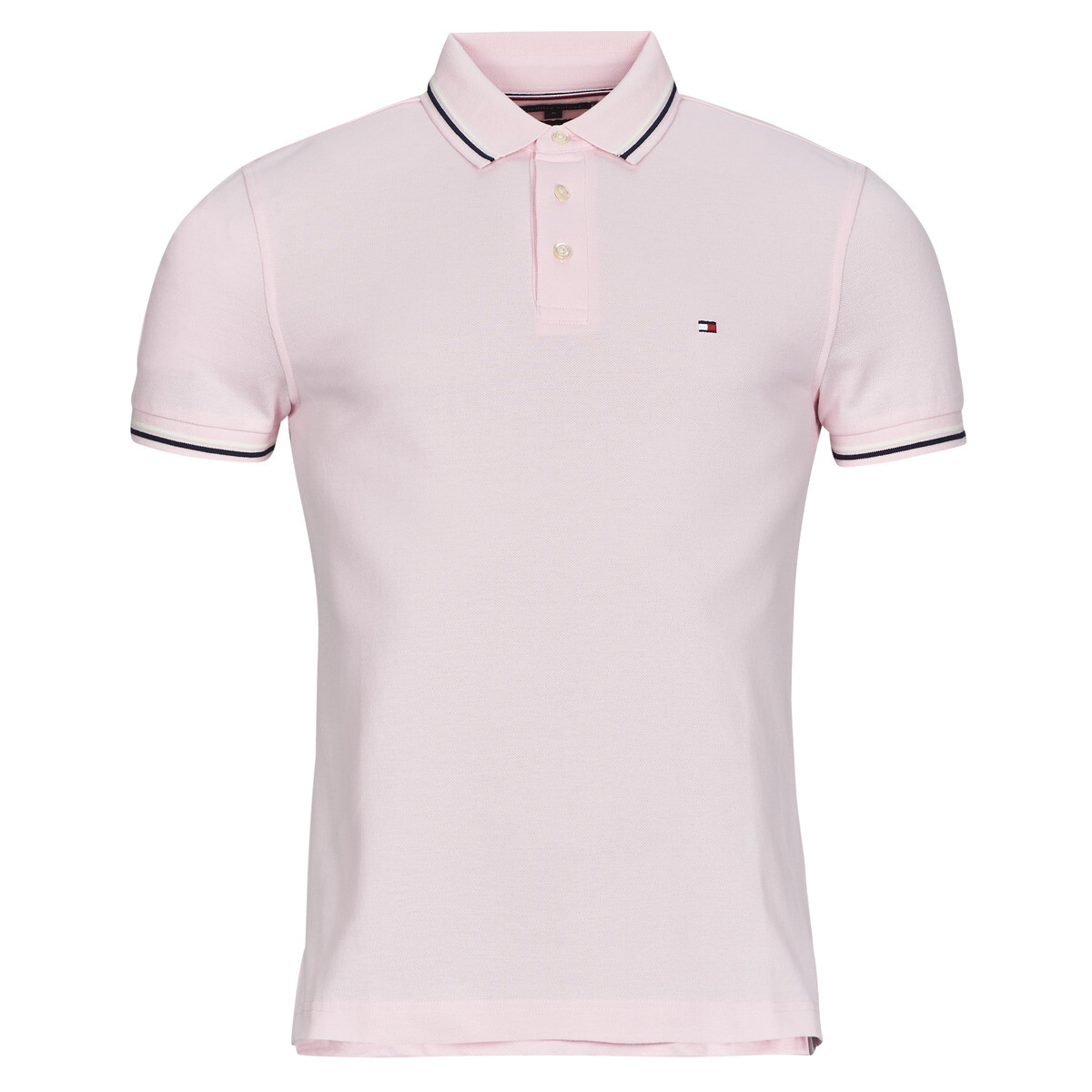 Tommy Hilfiger  TIPPED SLIM FIT SEASONAL POLO  Růžová