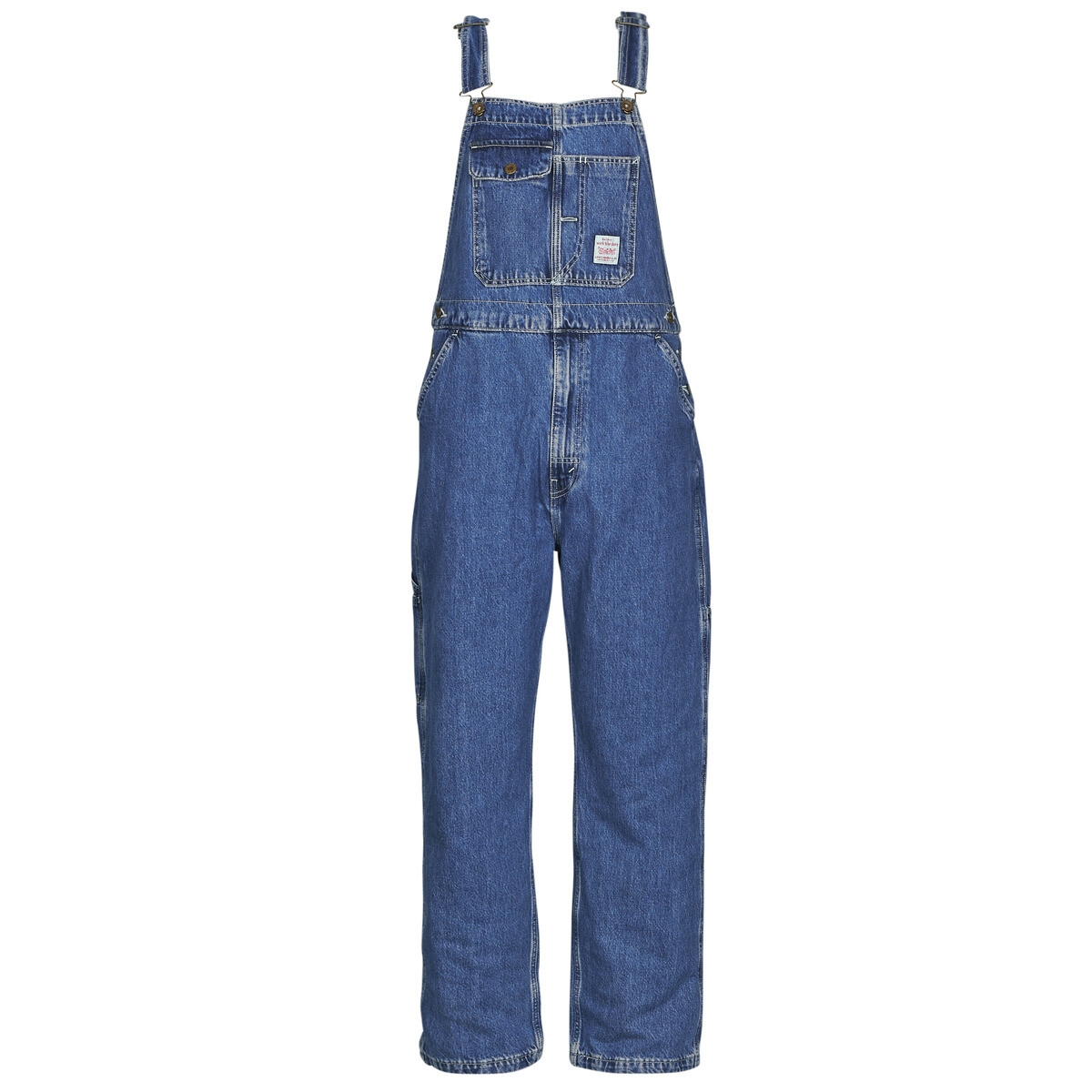 Levis  LOOSE OVERALLS  Modrá