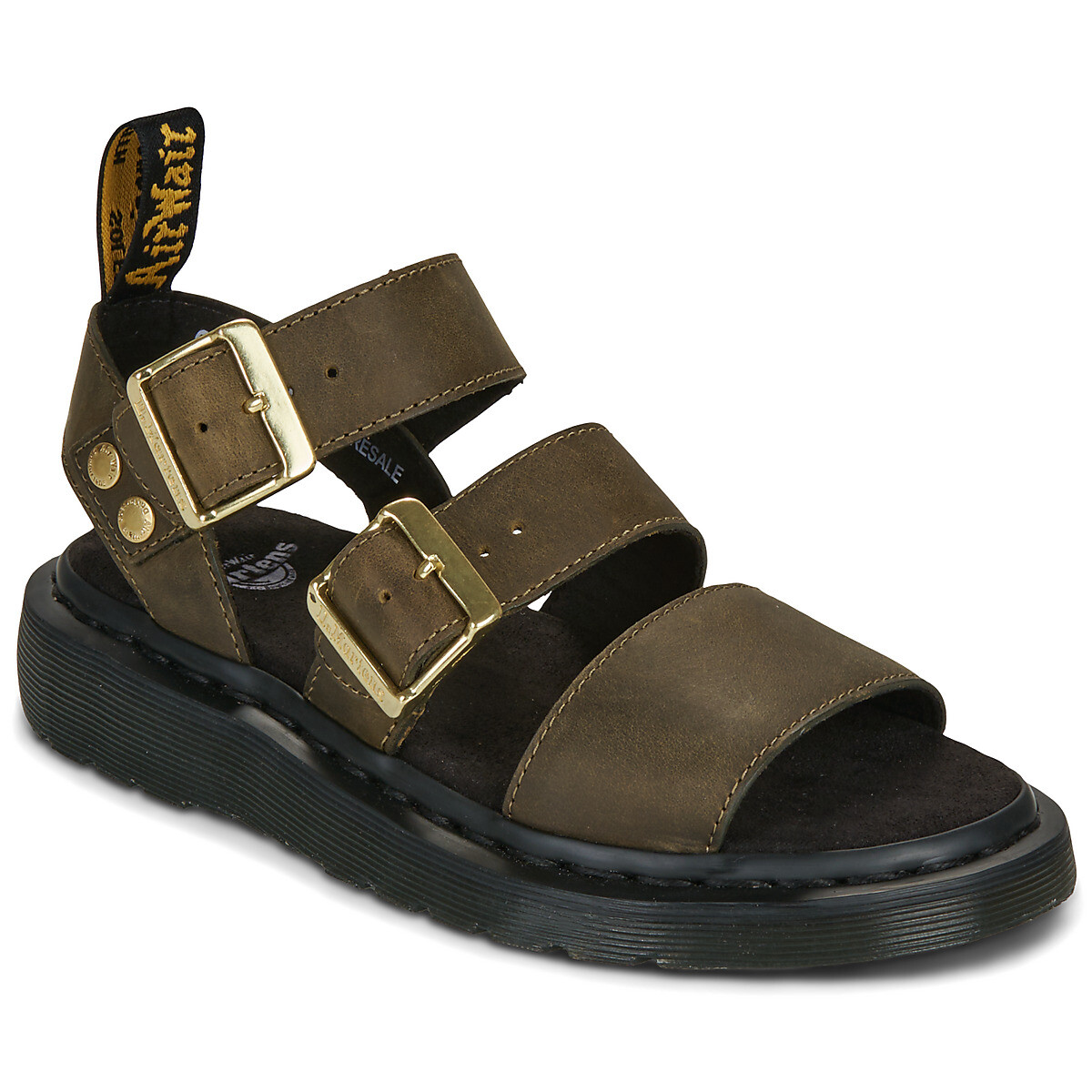 Dr. Martens  Gryphon Strap Sandal DMs Olive Wyoming  Khaki