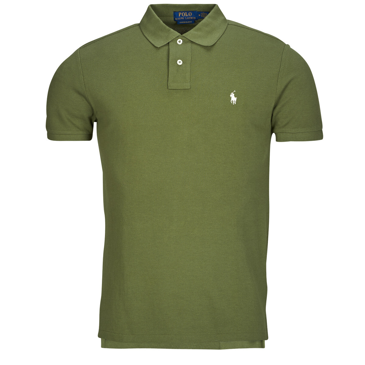 Polo Ralph Lauren  POLO COUPE DROITE EN COTON BASIC MESH  Khaki