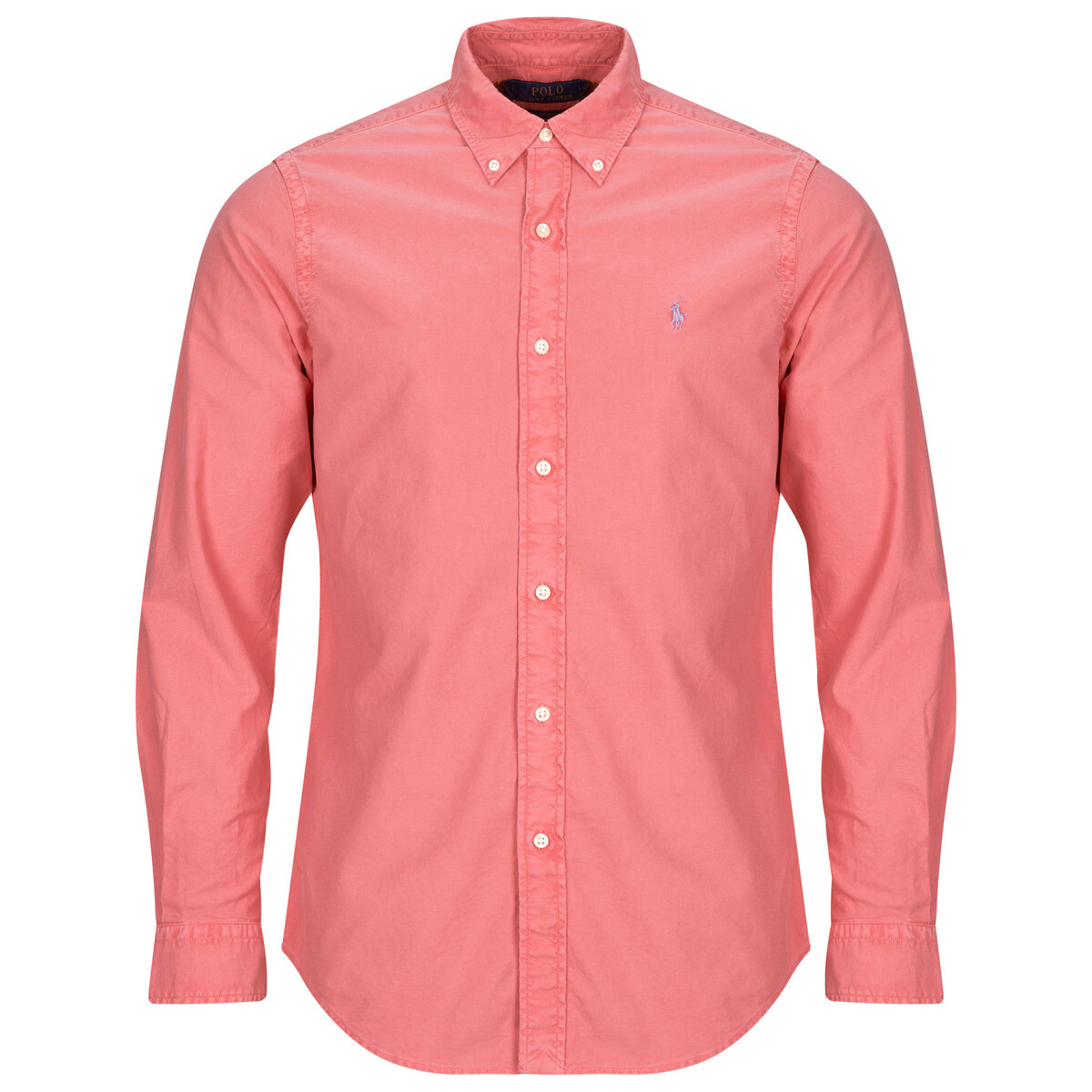 Polo Ralph Lauren  CHEMISE DROITE CUSTOM EN OXFORD LEGER  Červená