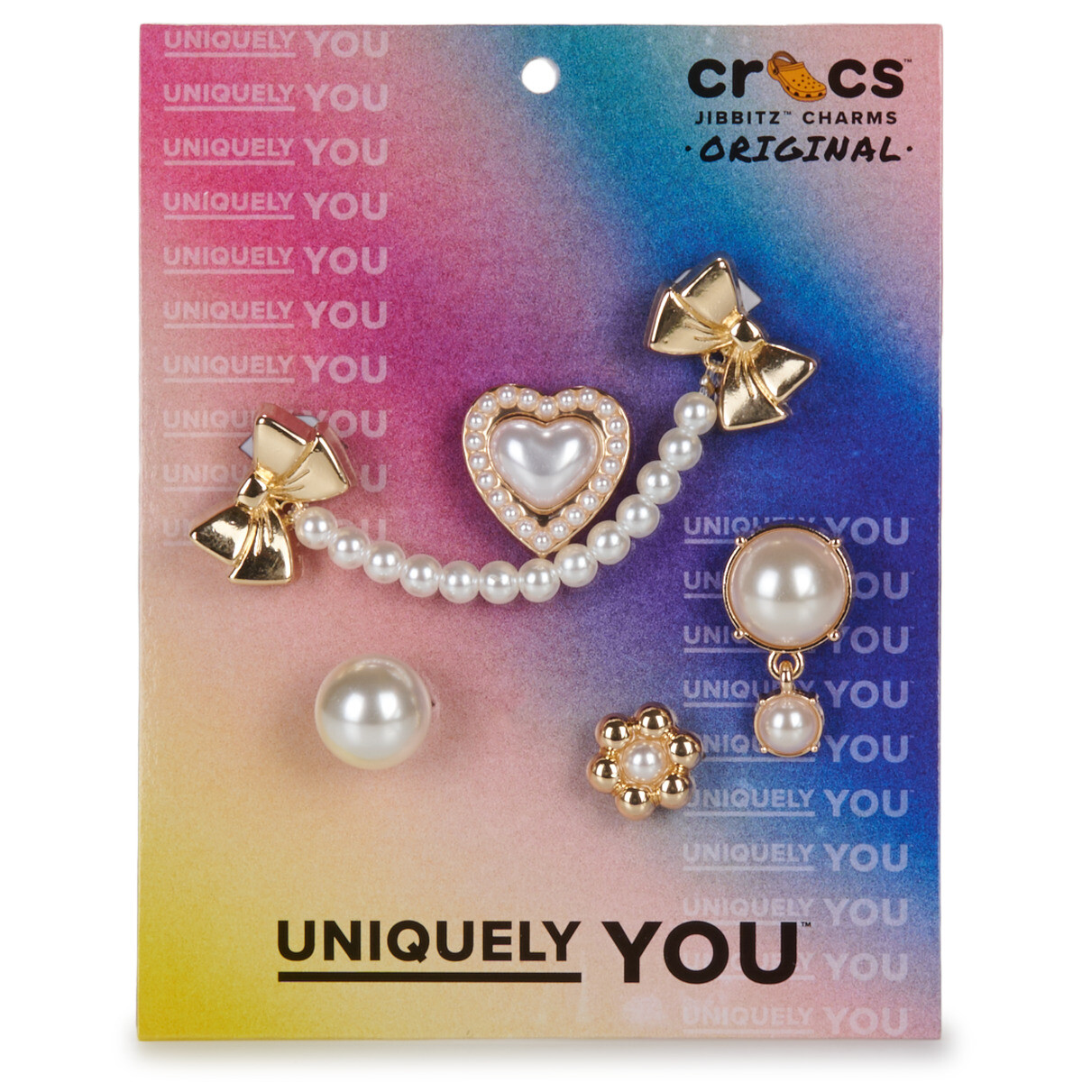 Crocs  PEARLY GOLD 5 PACK  ruznobarevne