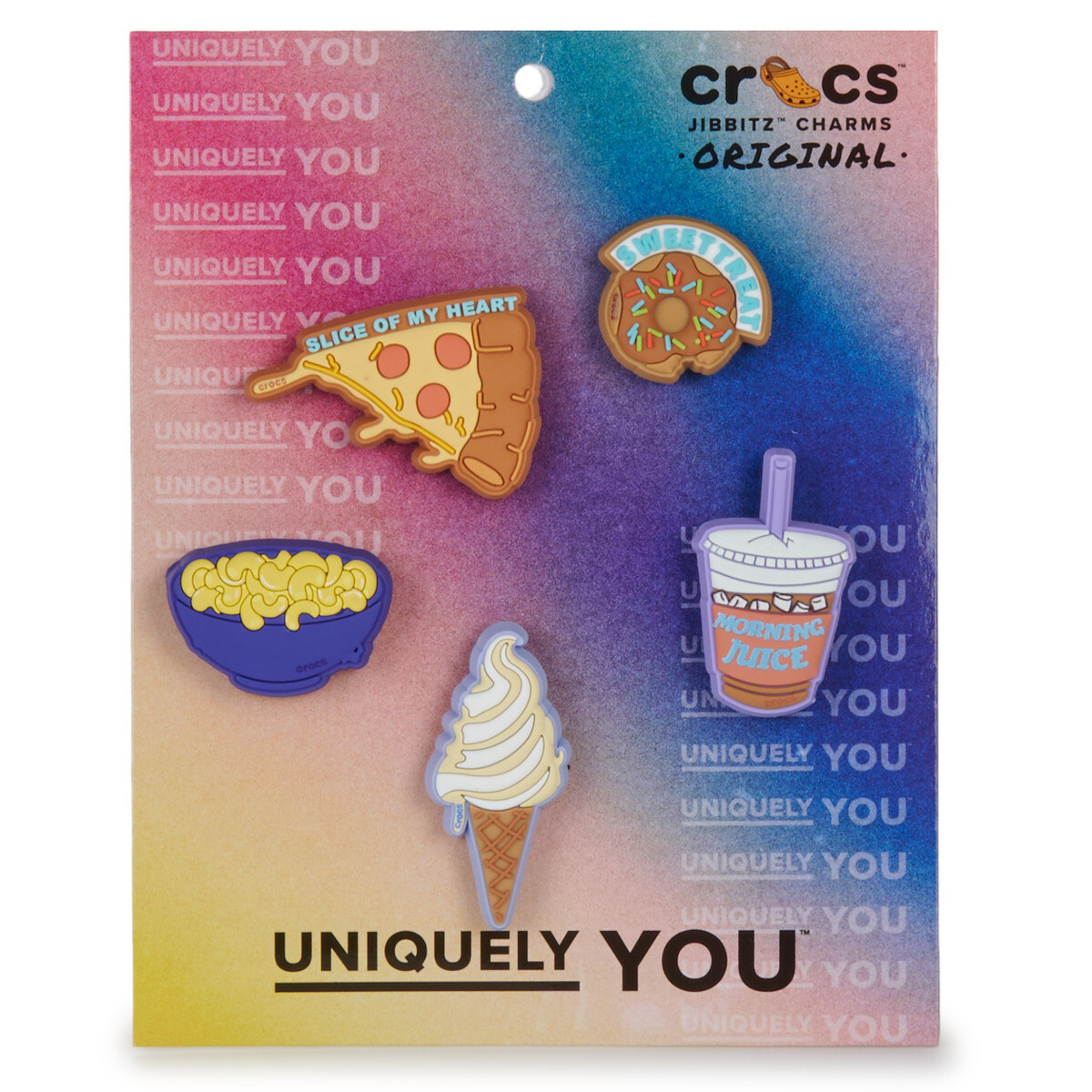 Crocs  FUNNY FOODS 5 PACK  ruznobarevne