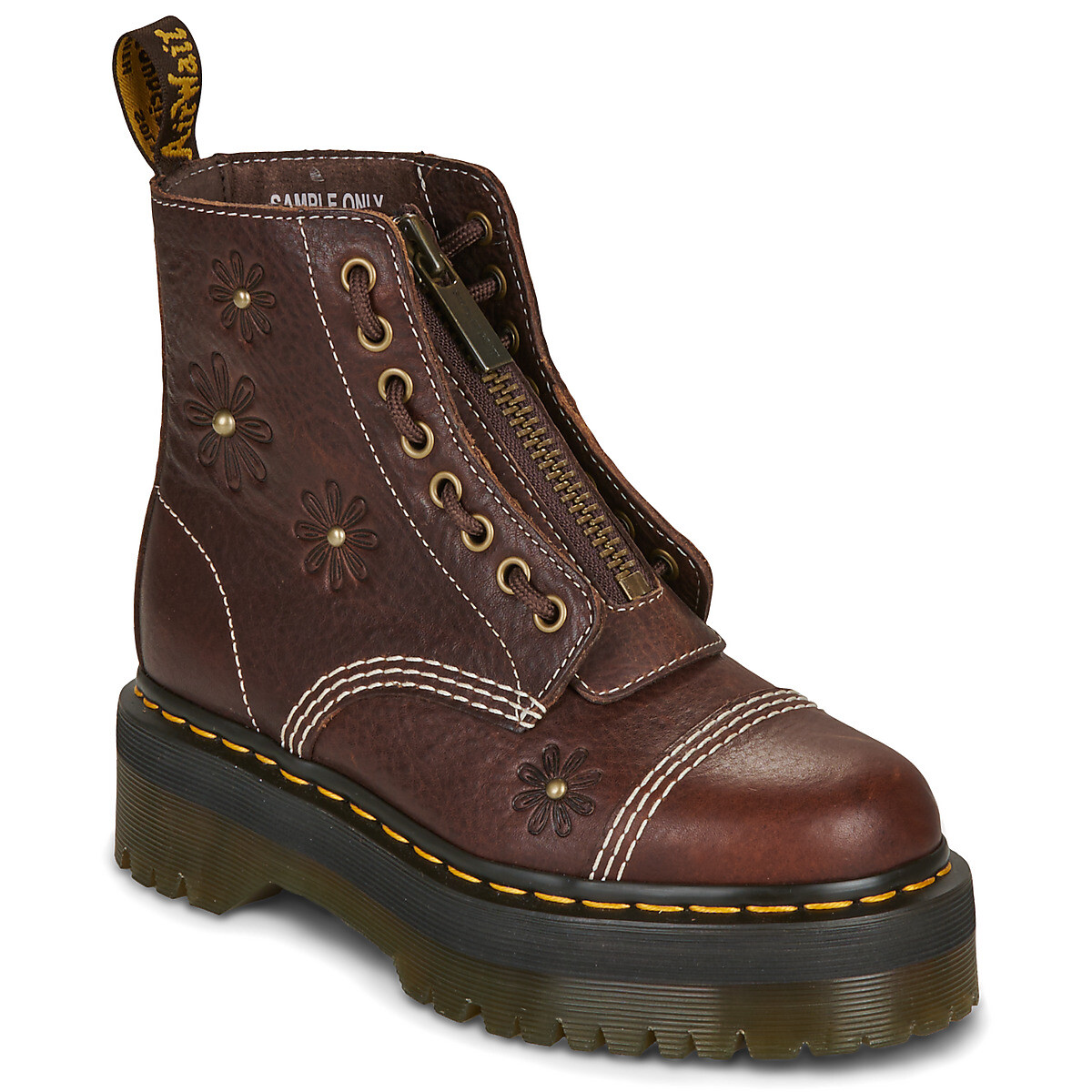 Dr. Martens  Sinclair Flower Dark Brown Grizzly  Hnědá