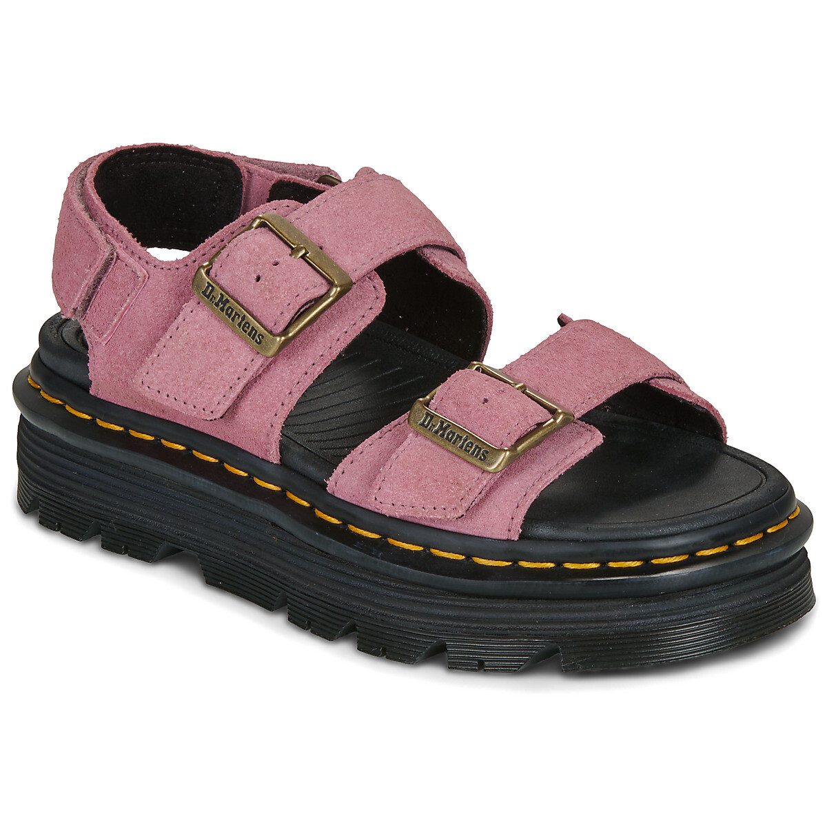 Dr. Martens  ZebZag Sandal Dusty Rose EH Suede  Růžová