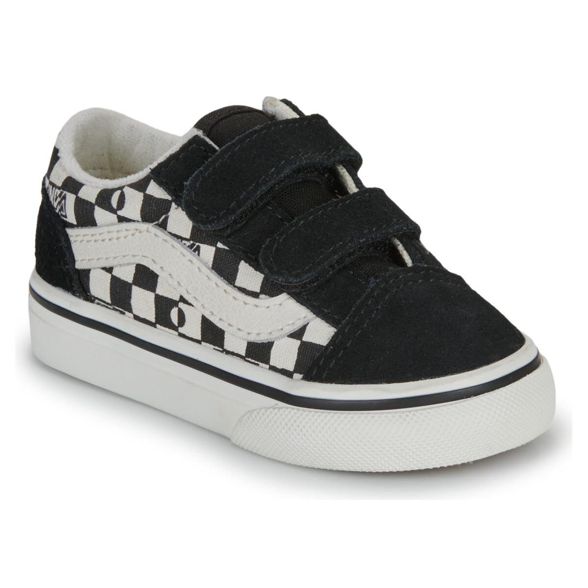 Vans  Old Skool V GEO CHECK BLACK  Černá