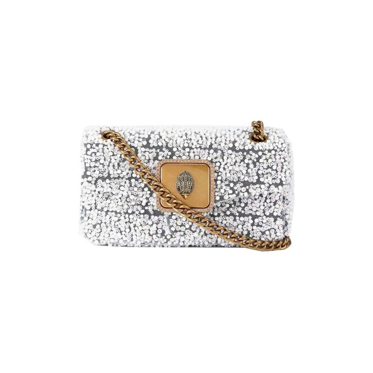 Kurt Geiger London  MINI PIMLICO BAG  Stříbrná