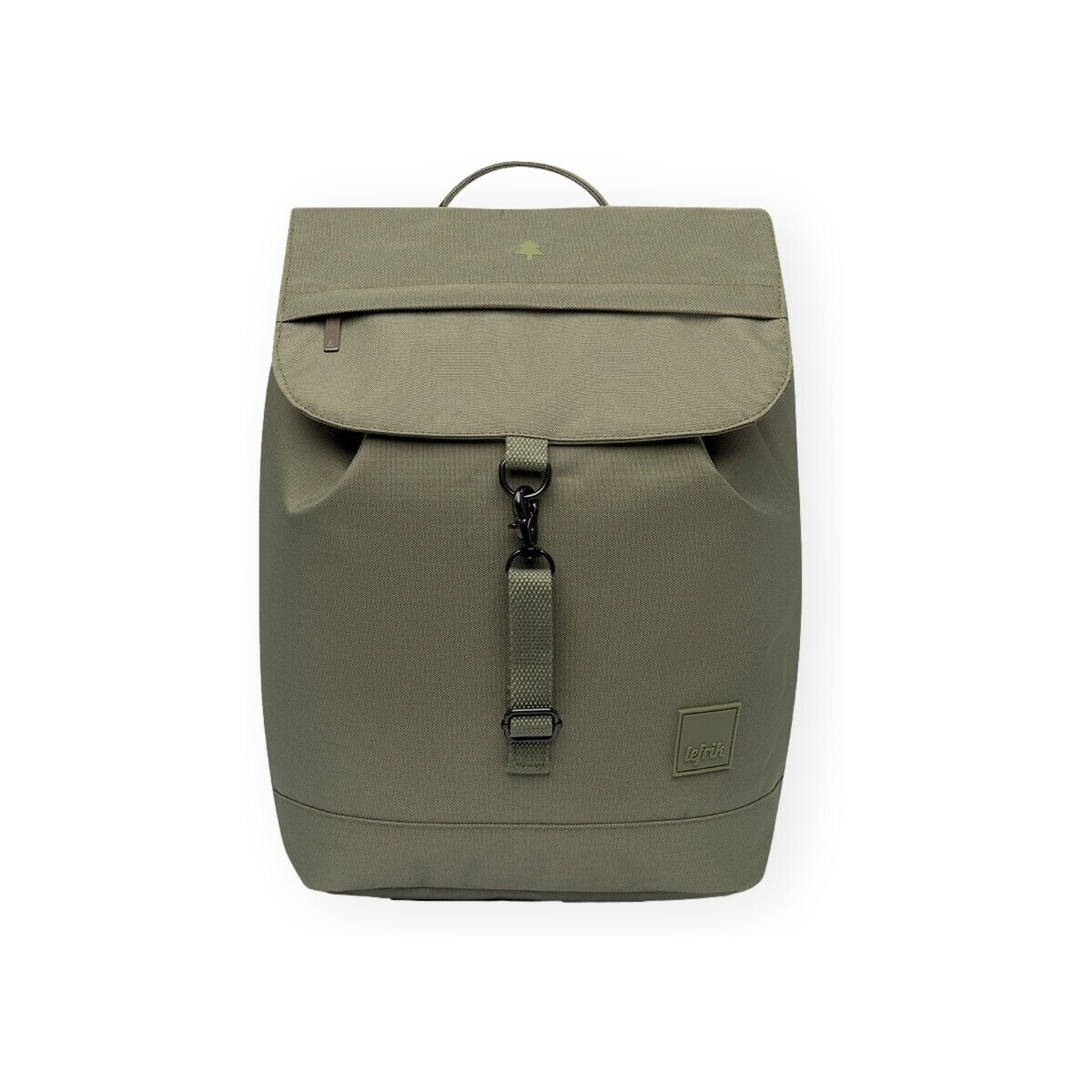 Lefrik  Kaut Backpack - Olive Stripes  Zelená