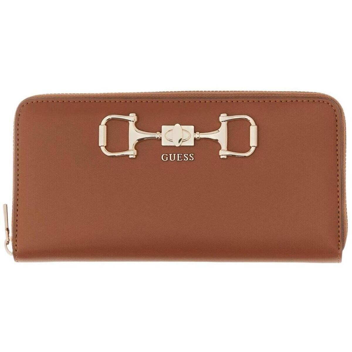 Guess  JANIE SLG LARGE ZIP AROUND SWVG99 10146  Béžová