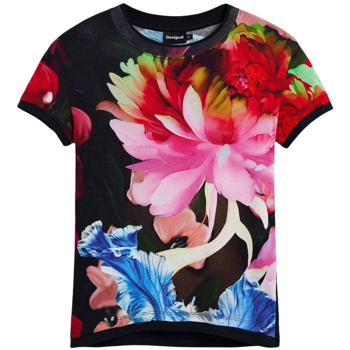 Desigual  TS_MULTIFLOWERS_LAC 26SWTK49  Modrá