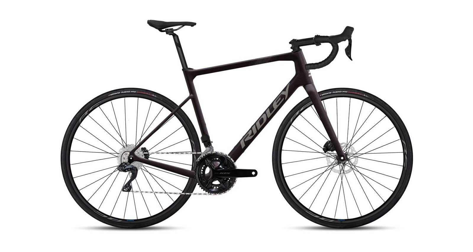 Ridley Grifn Shimano 105 Di2 - Dark Plum Metallic / Autumn Grey Metallic Velikost: XXS