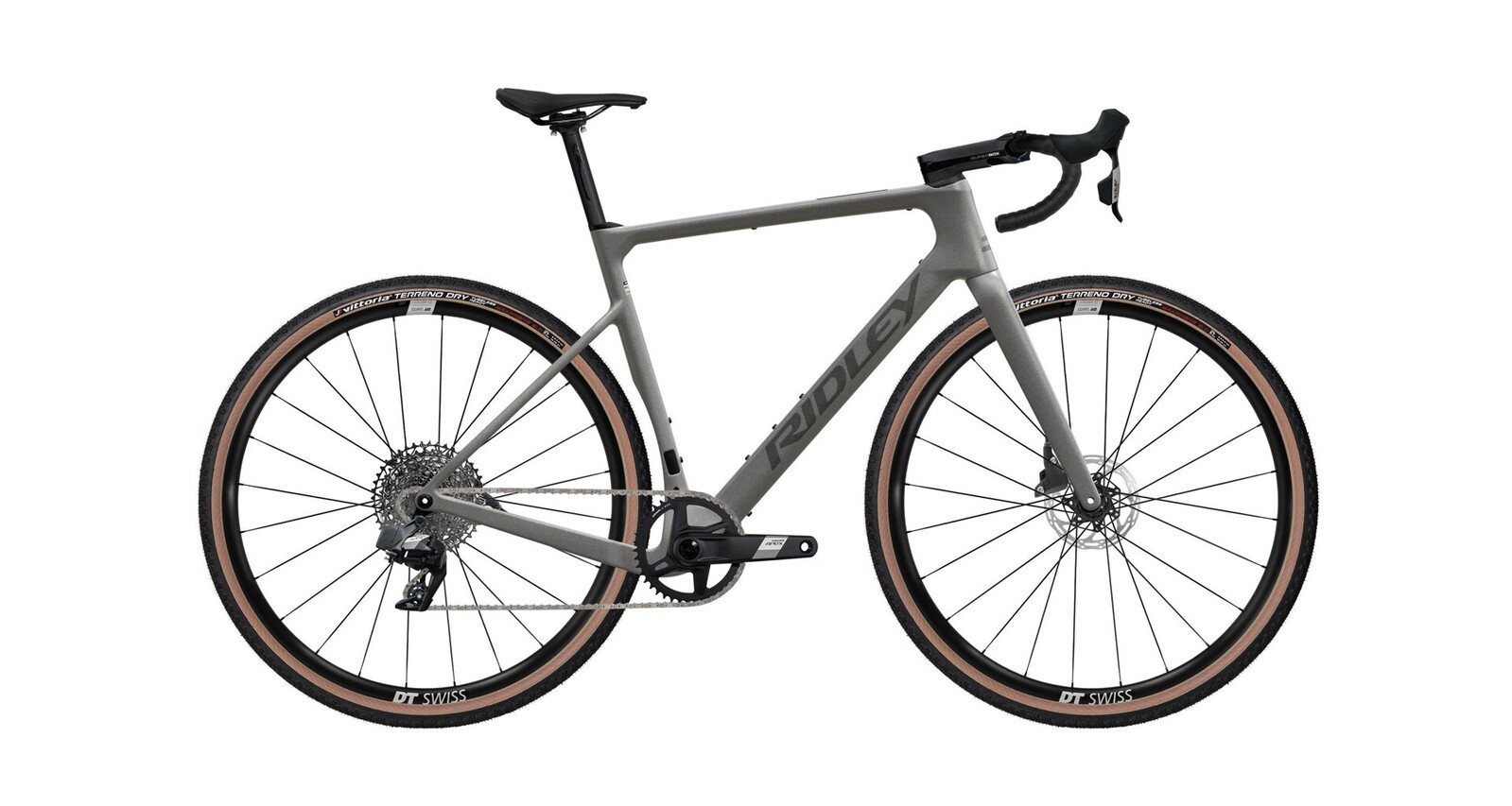 Ridley Astr Sram Apex AXS XPLR - Empress Grey / Anthracite Metallic Velikost: S