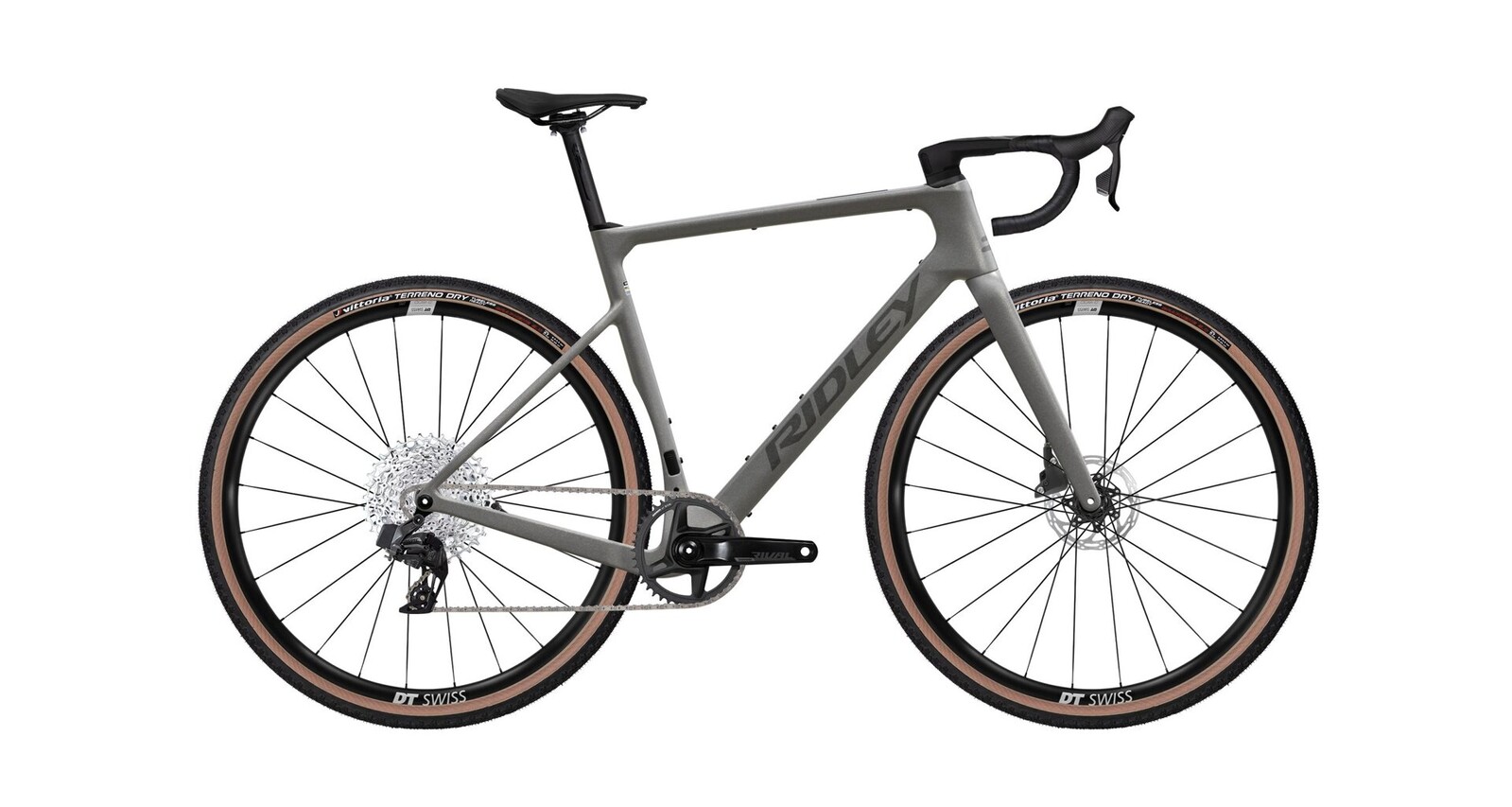 Ridley Astr Sram Rival XPLR - Empress Grey / Anthracite Metallic Velikost: XS