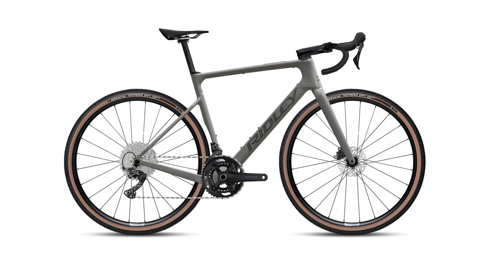 Ridley Astr Shimano GRX600 - Empress Grey / Anthracite Metallic Velikost: XS