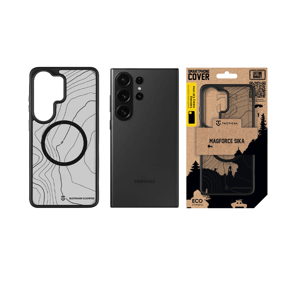 Zadní kryt Tactical MagForce Hyperstealth Sika pro Samsung Galaxy S26 Ultra, asphalt