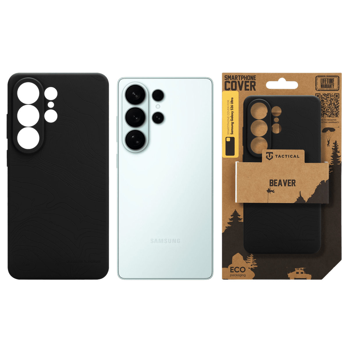 Zadní kryt Tactical MagForce Beaver pro Samsung Galaxy S26 Ultra, asphalt