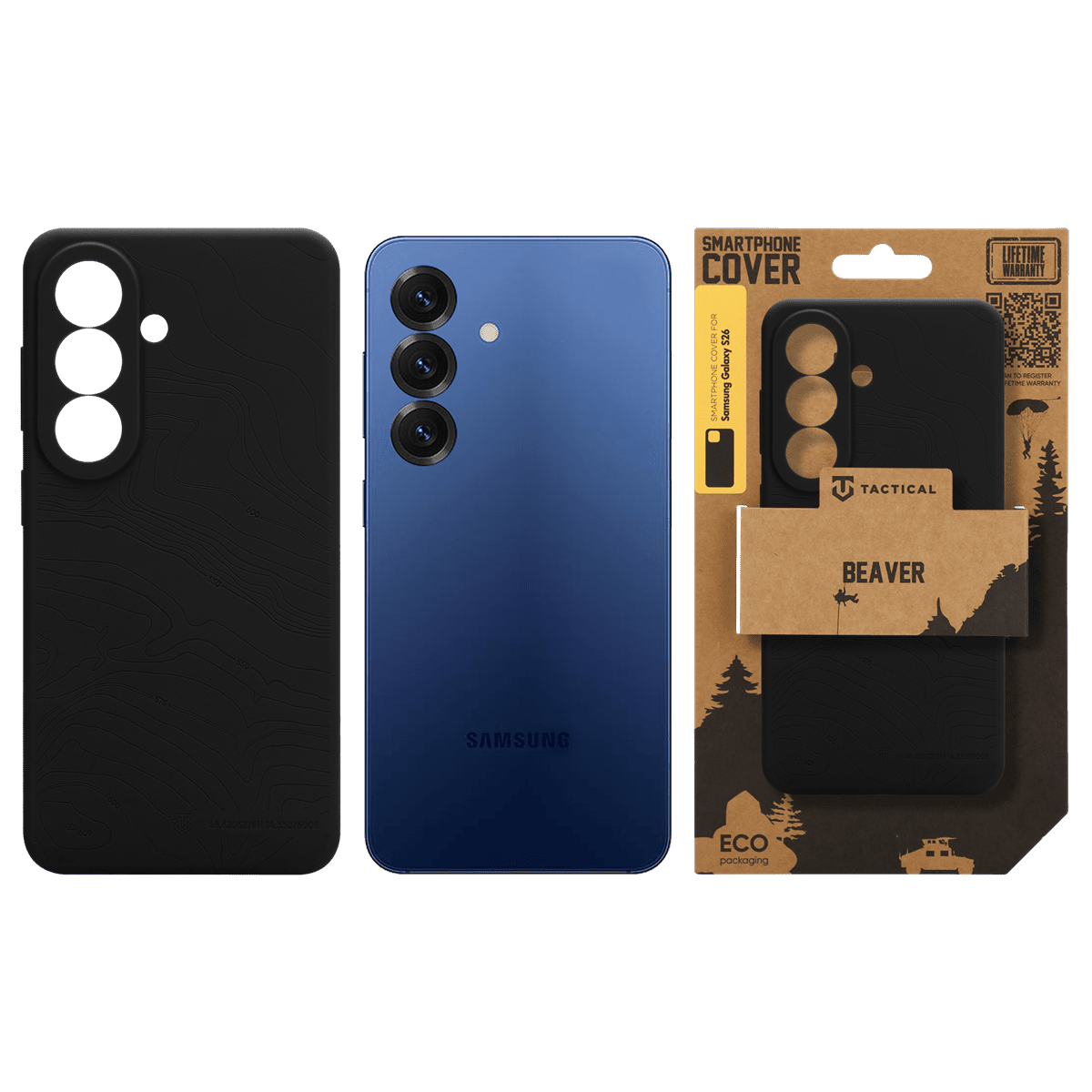 Zadní kryt Tactical MagForce Beaver pro Samsung Galaxy S26, asphalt