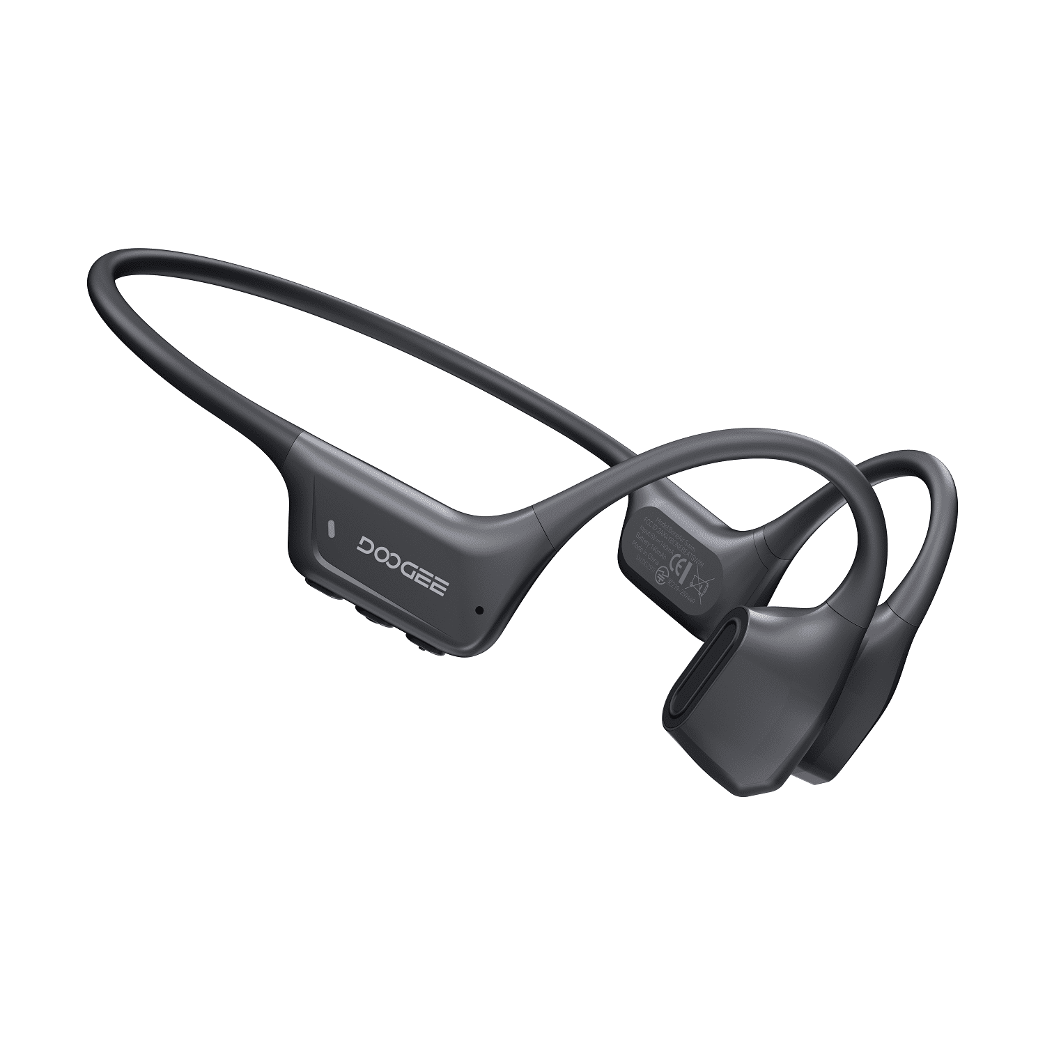 Doogee BoneAir Swim tmavá šedá