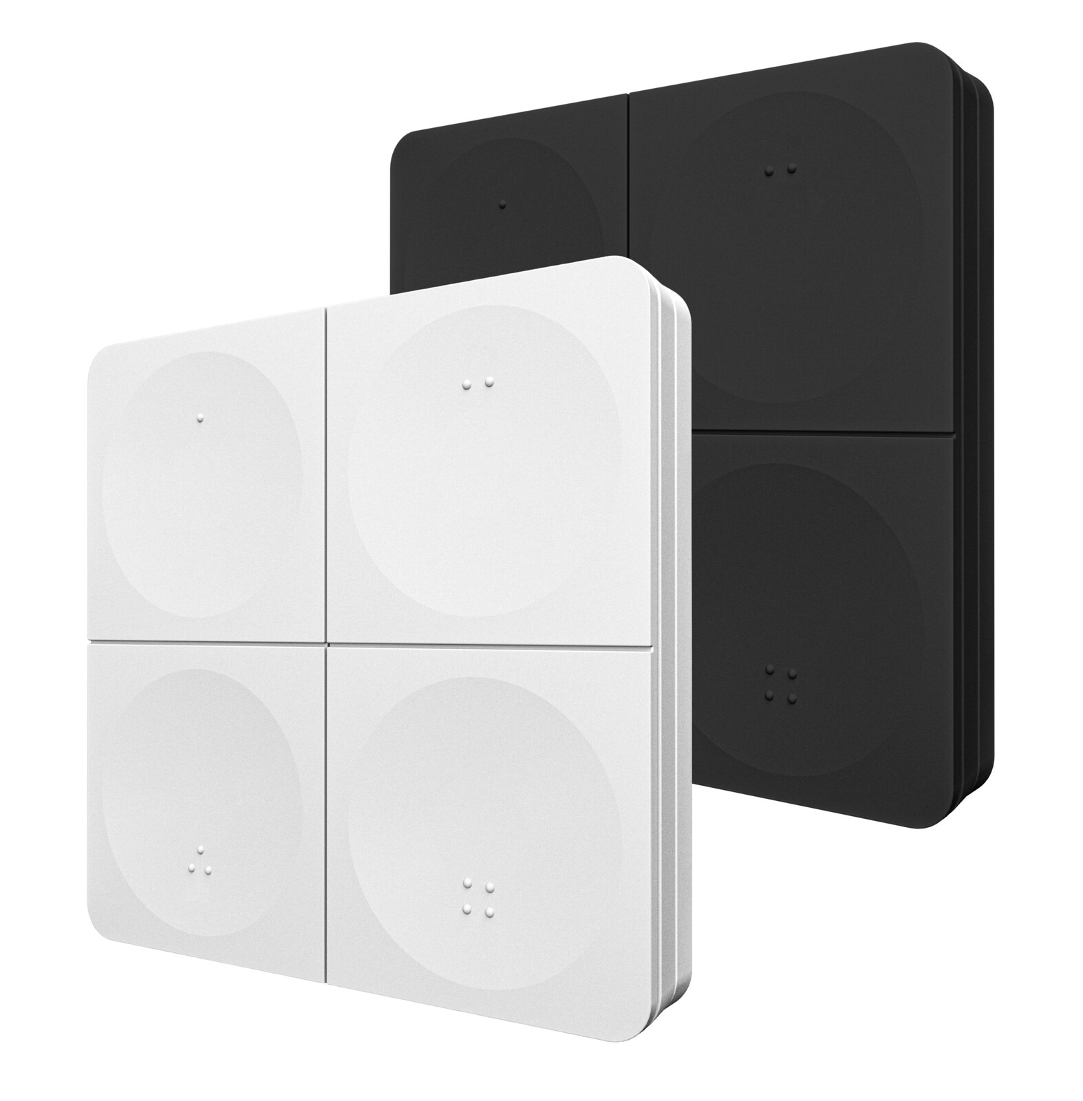 LED Solution Mi-Light MiBoxer RF Bezdrátový nástěnný ovladač pro jednobarevné LED pásky, 4-kanálový Vyberte barvu: Bílá K4