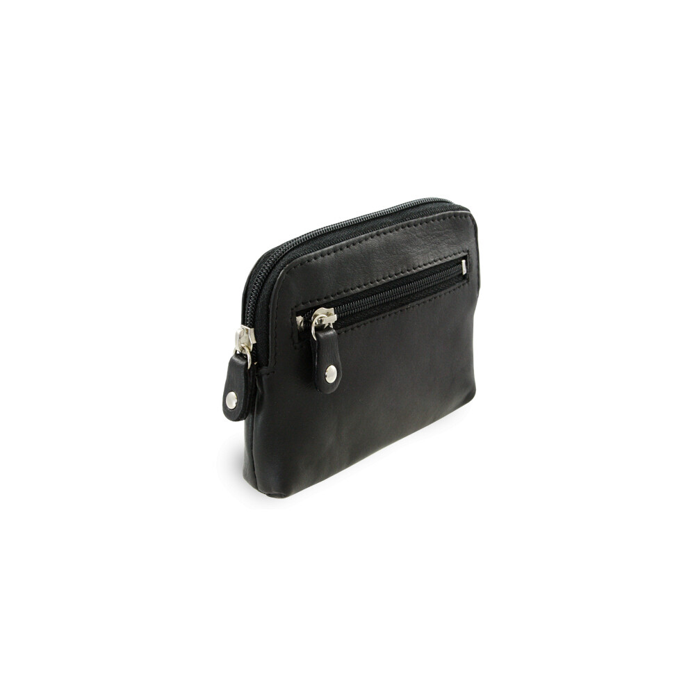 Kožená klíčenka Arwel 8104­ - černá