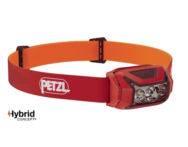 Petzl Petzl Actik výkonná, jednoduchá čelovka s červeným světlem