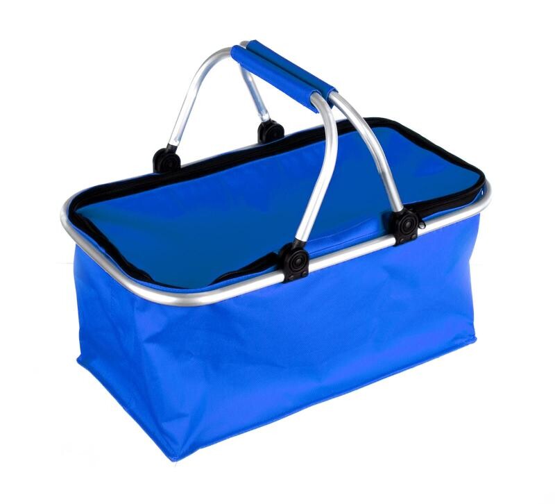 VETRO PLUS Košík kempingový skládací 48x24x28cm Al+polyester MO