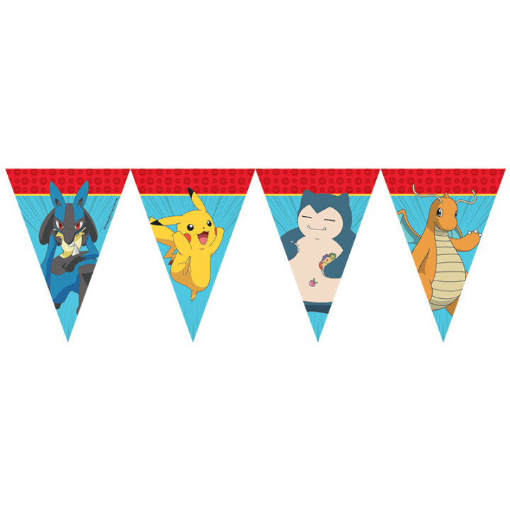 Vlaječková girlanda Pokemon
