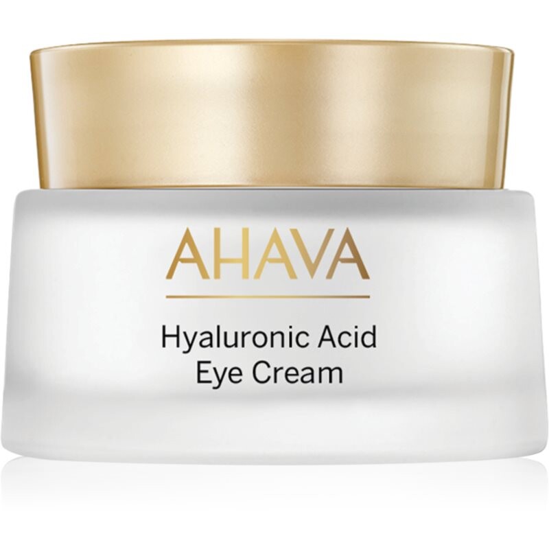 AHAVA Hyaluronic Acid Eye Cream protivráskový oční krém redukující otoky a tmavé kruhy 15 ml