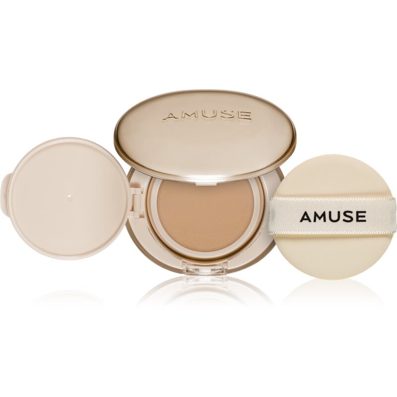 AMUSE Dew Jelly Master Cushion dlouhotrvající make-up v houbičce se střední UV ochranou odstín 02 Healthy 15 g