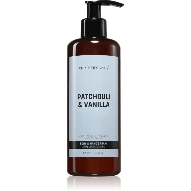 Vila Hermanos Apothecary Patchouli & Vanilla tělový krém 300 ml
