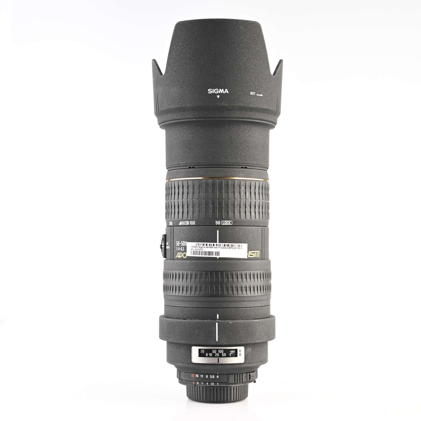 Sigma 50-500 mm f/4,0-6,3 APO EX DG HSM pro Nikon bazar
