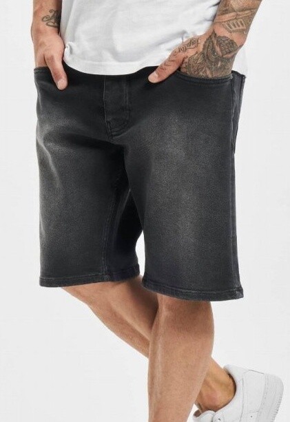 Pánské kraťasy DEF Jeanshorts Georg black 36