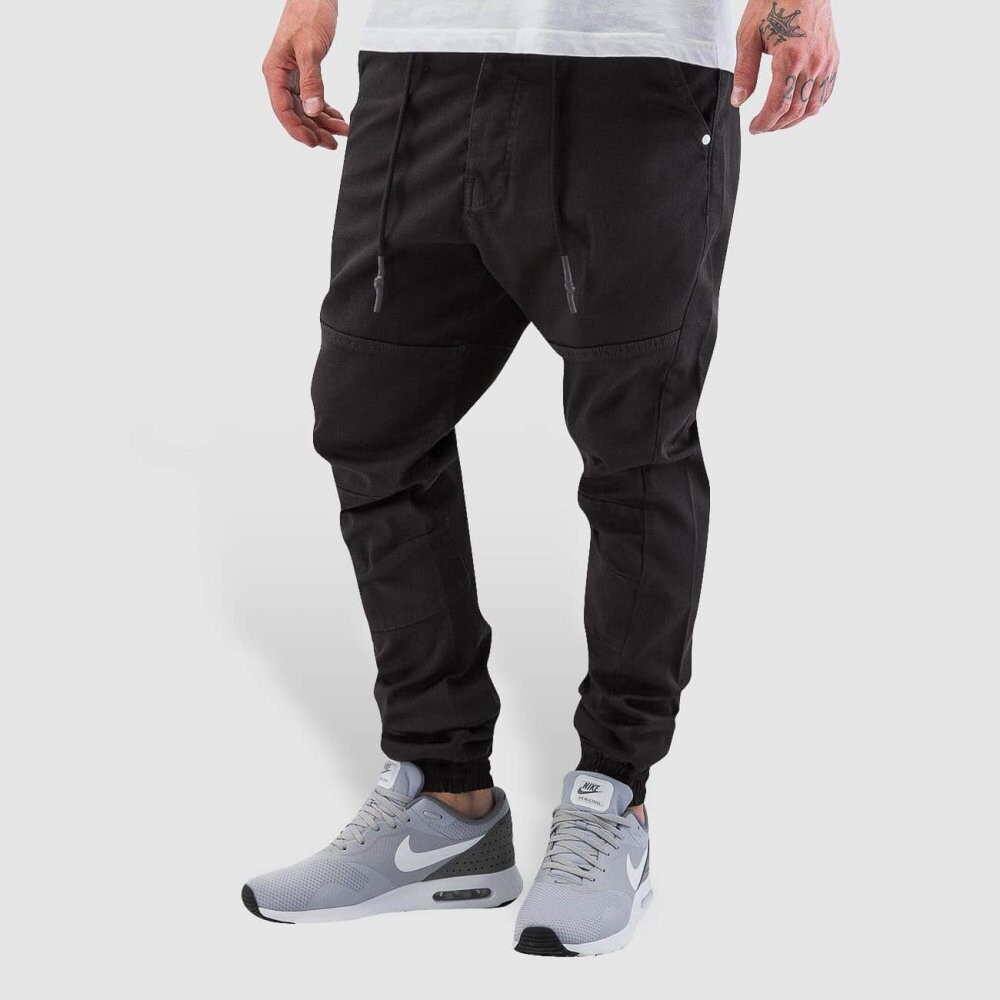 Černé pánské kalhoty Just Rhyse / Chino Börge W 31