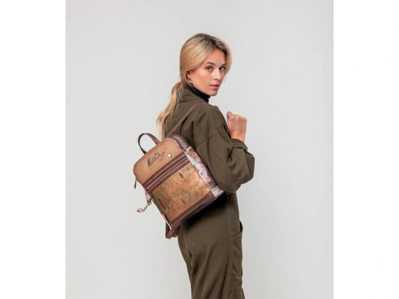 Moderní dámský batoh Anekke Outer Devo, hnědá