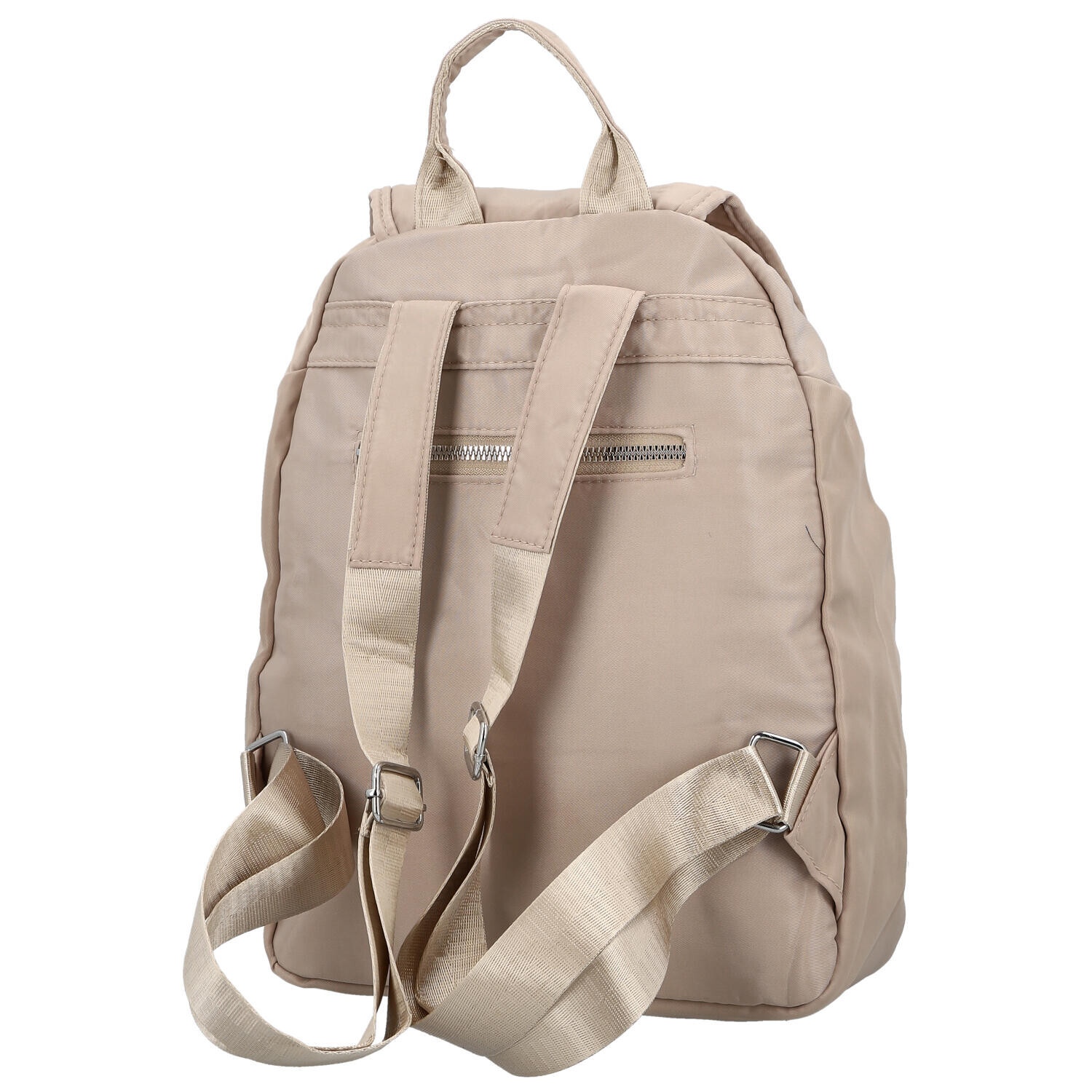 Trendy dámský textilní batoh Lauris, světle béžový