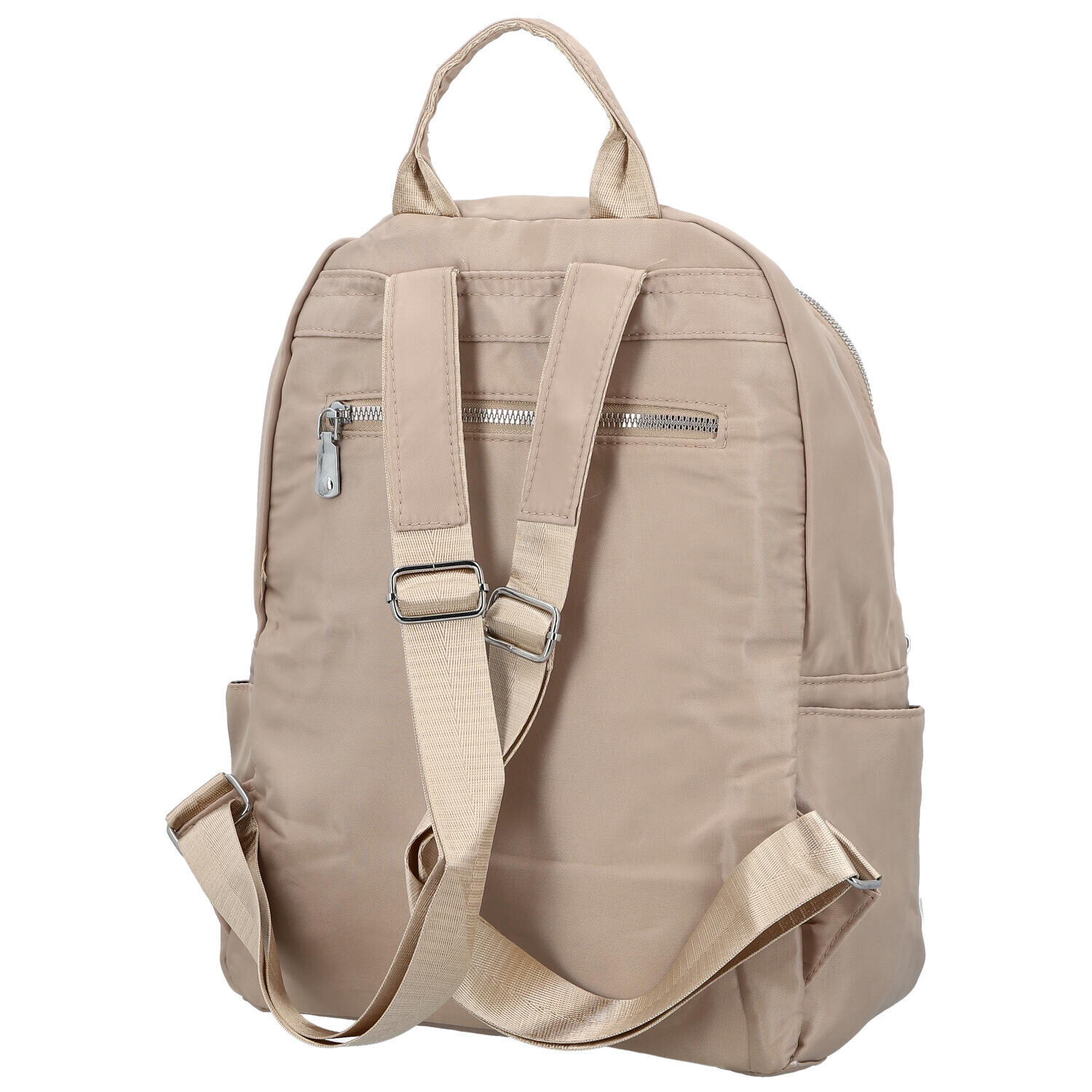 Trendy dámský textilní batoh Katina, světle béžový