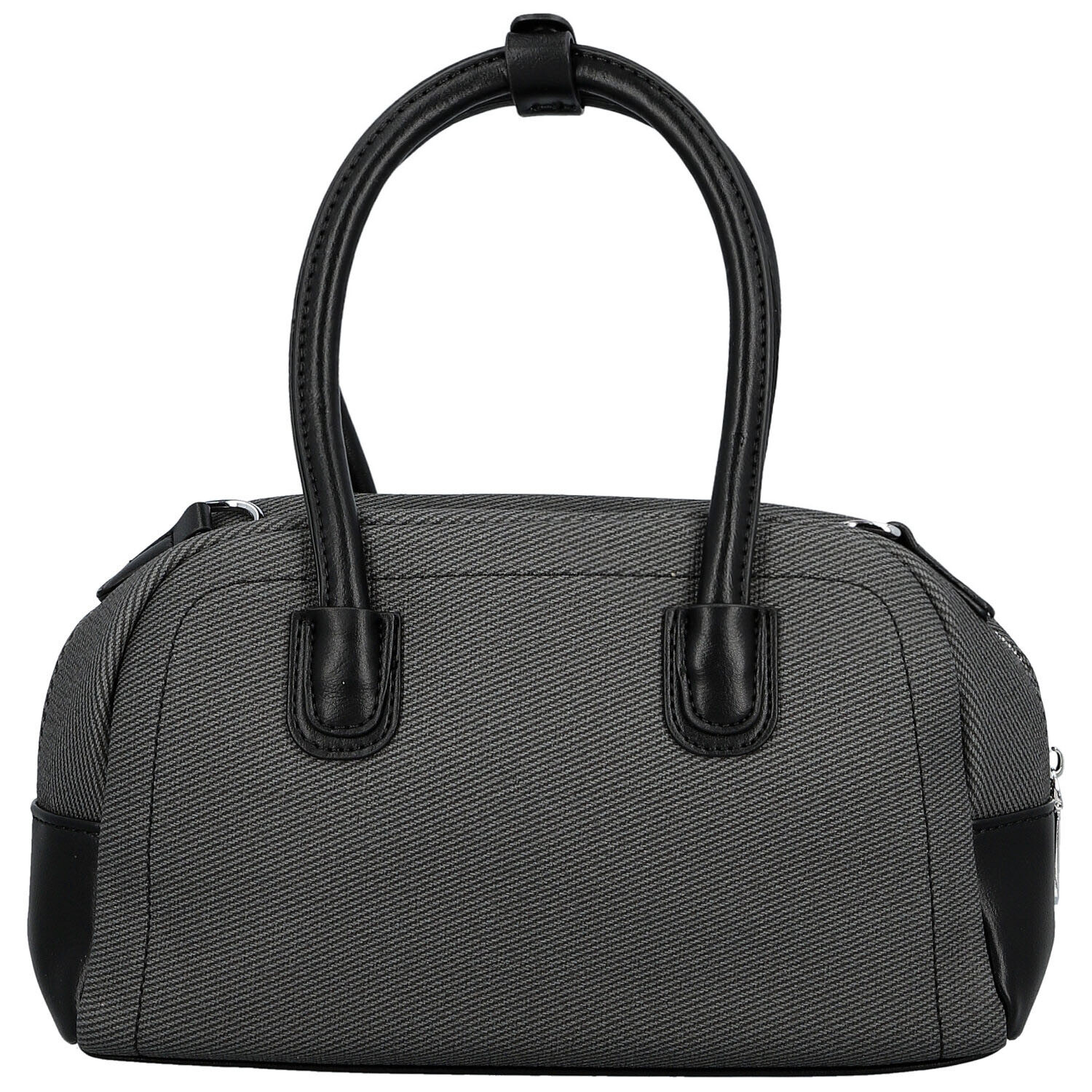 Módní dámská koženková kabelka do ruky Leora, černá