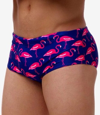 Funky Trunks Boy's Sidewinder Trunks Flocked Up 3XS - UK26