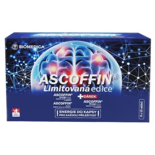 ASCOFFIN limitovaná edice set Energy drink+drink+dárek