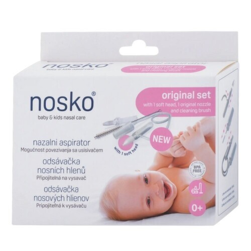 Nosko Original set odsávačka nosních hlenů na vysavač