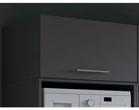 Skříňový nástavec Mr. Sauber 68 cm, antracitová